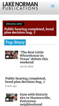 Mobile Screenshot of lakenormanpublications.com